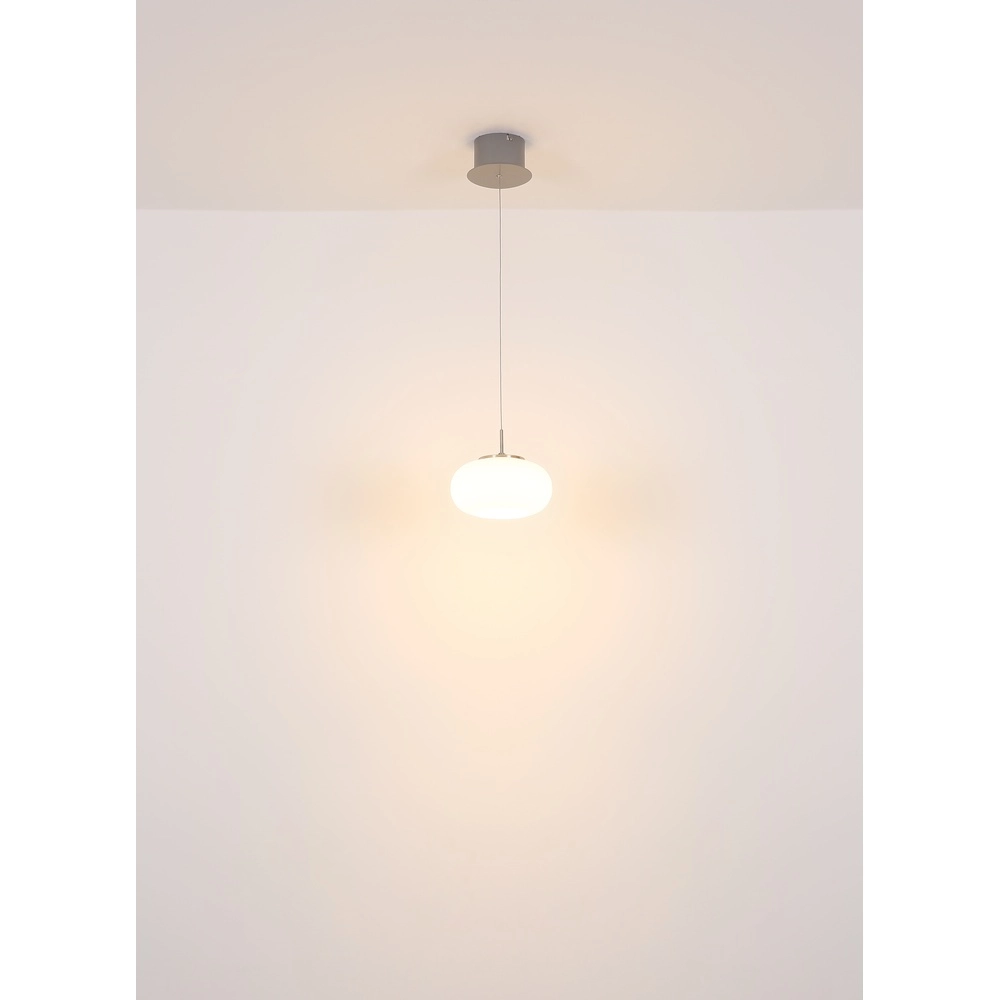 Lampe pendante de conception Quintara Un seul nickel Globo 9007371465323
