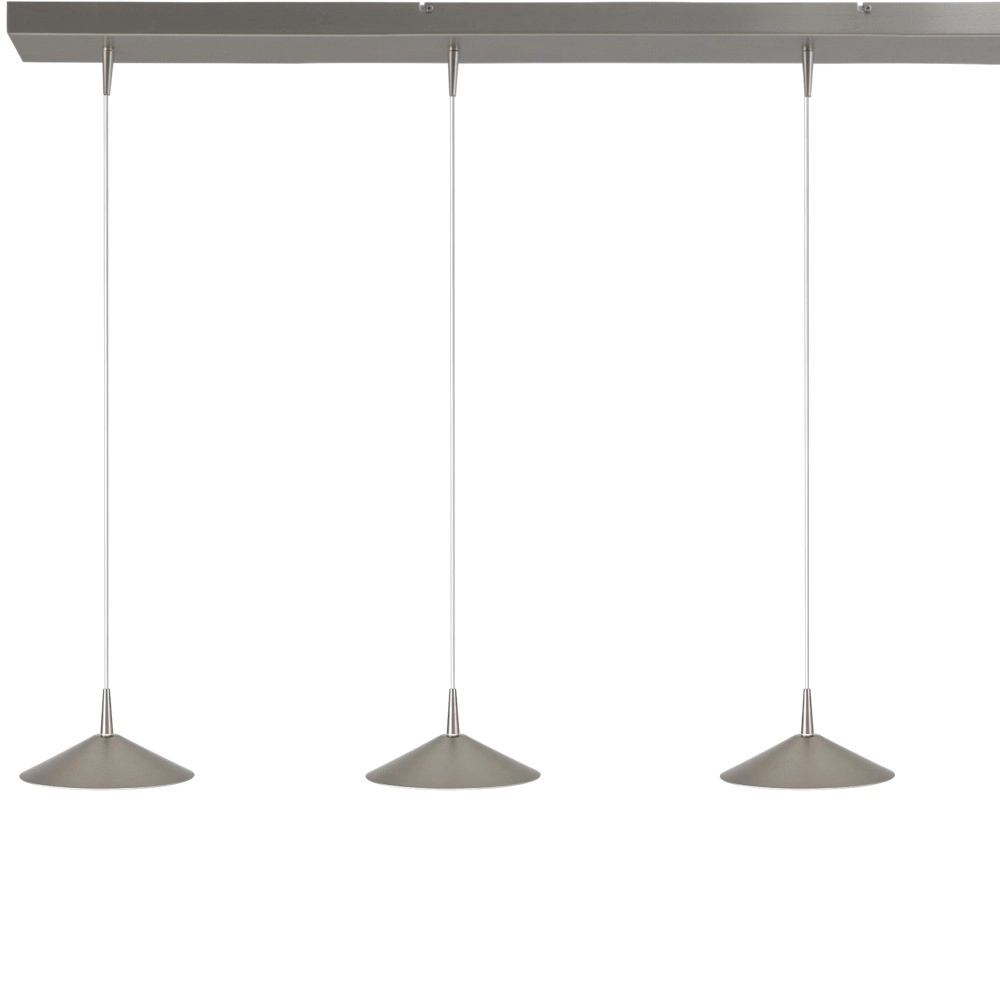Lampe suspendue à 4 lumières Ceppo nickel Ø 18cm Masterlight 8718121358536