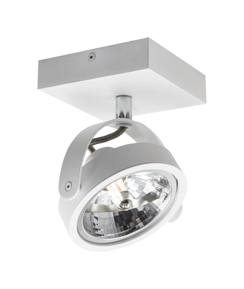 Spot en saillie Wajer simple blanc
