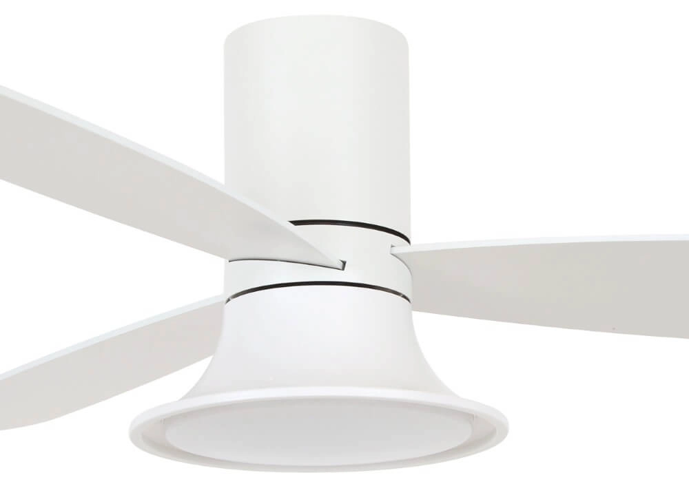Ventilateur blanc avec lampe Flusso Ø132cm Beacon 9333509151777