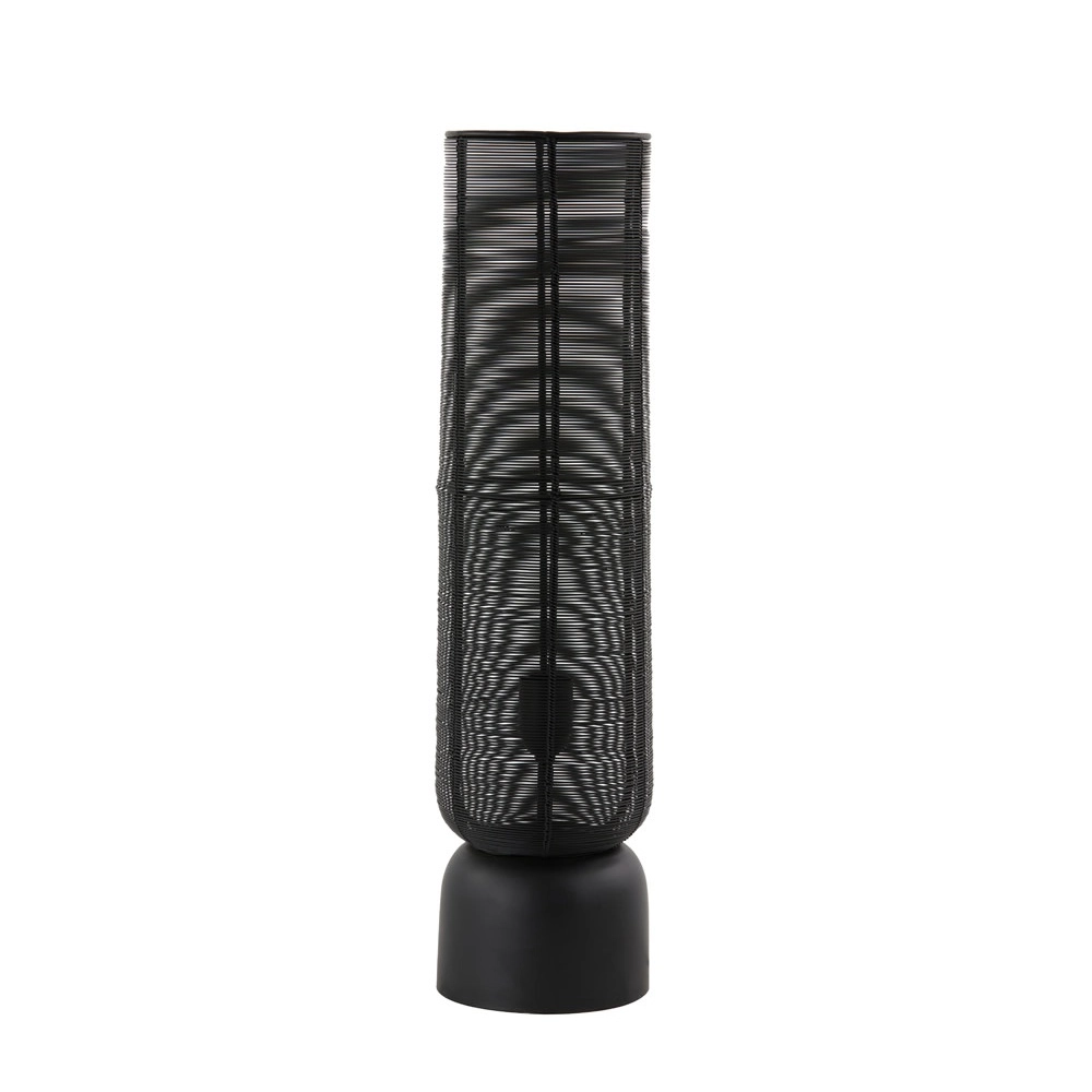 Lampe de table Lezuza Ø 15,5 cm noir Light & Living 8717807659905