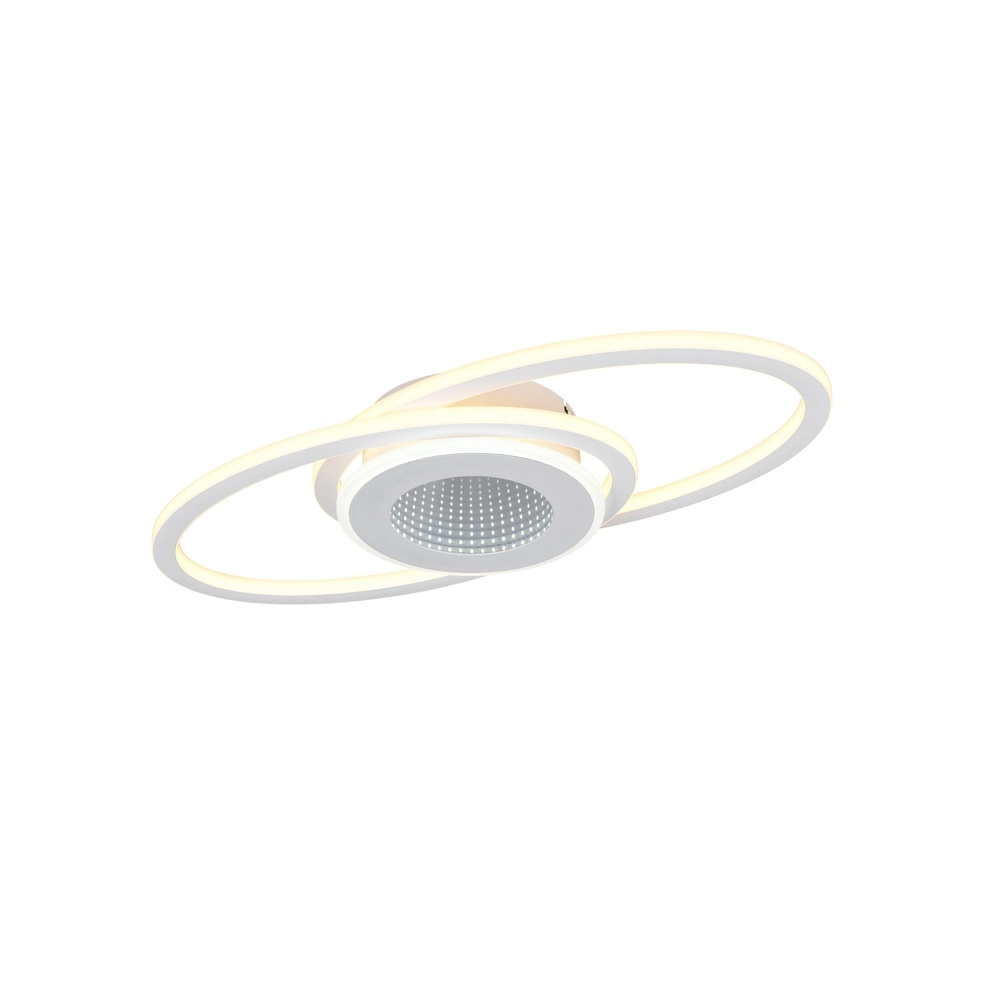 Lampe de plafond à design Deliva Blanc Trio 4017807707793