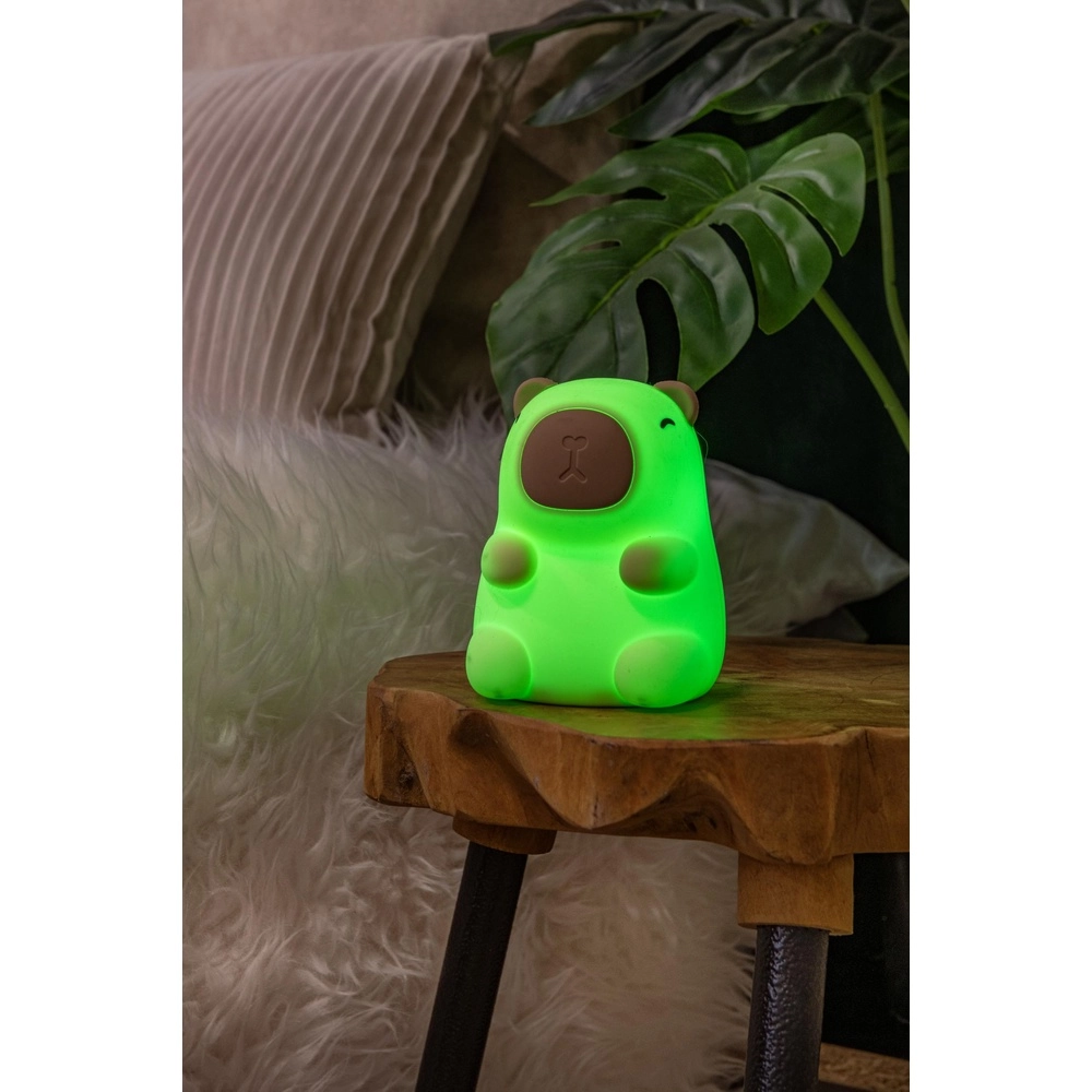 Veilleuse de la chambre des enfants Pincha Capybara Capybara Lucide 5411212541352