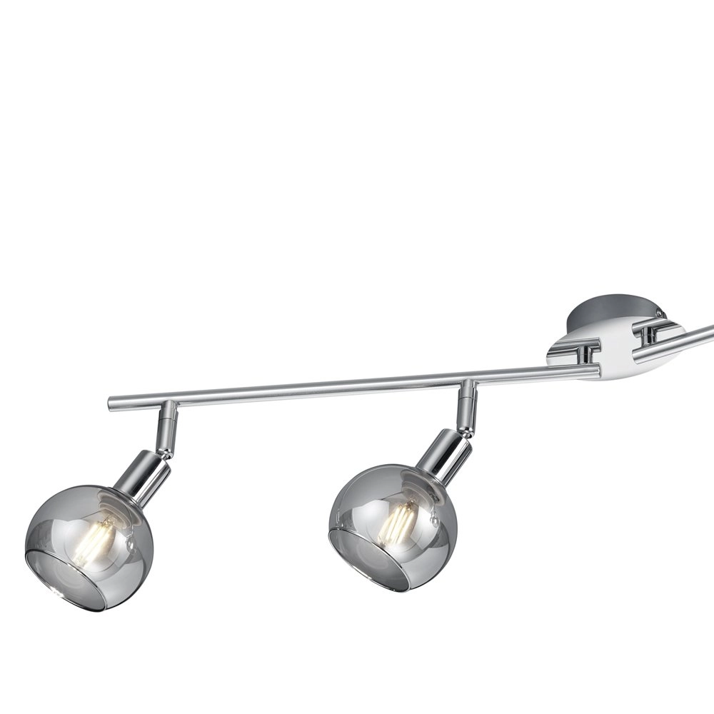 Plafonnier Chrome Brest 4 lumières réglables Trio 4017807434217