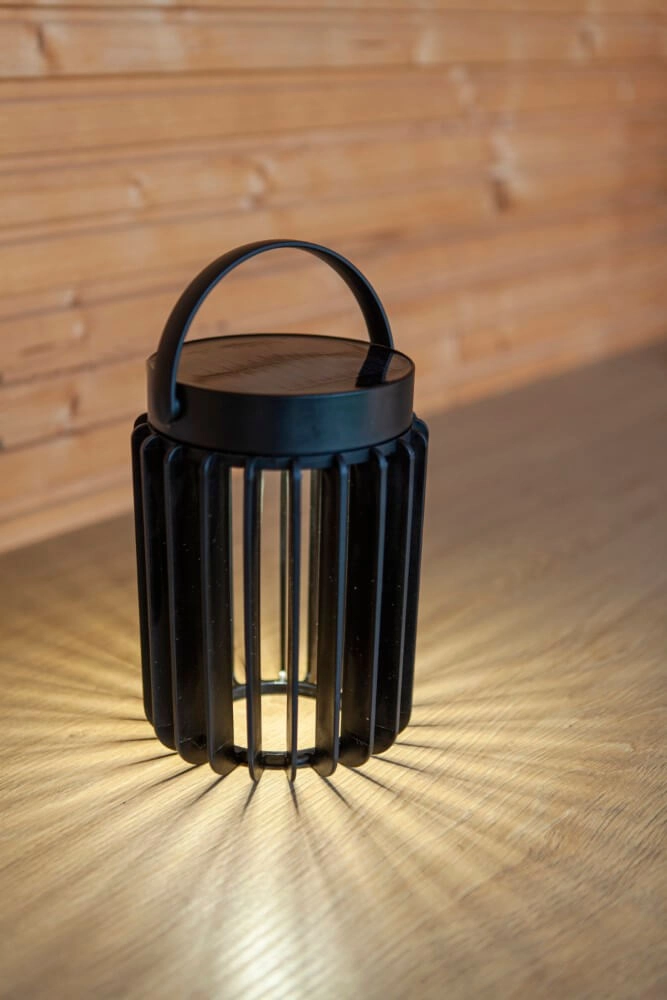 Lampe de table solaire Kozy noir Lutec 6939412089133