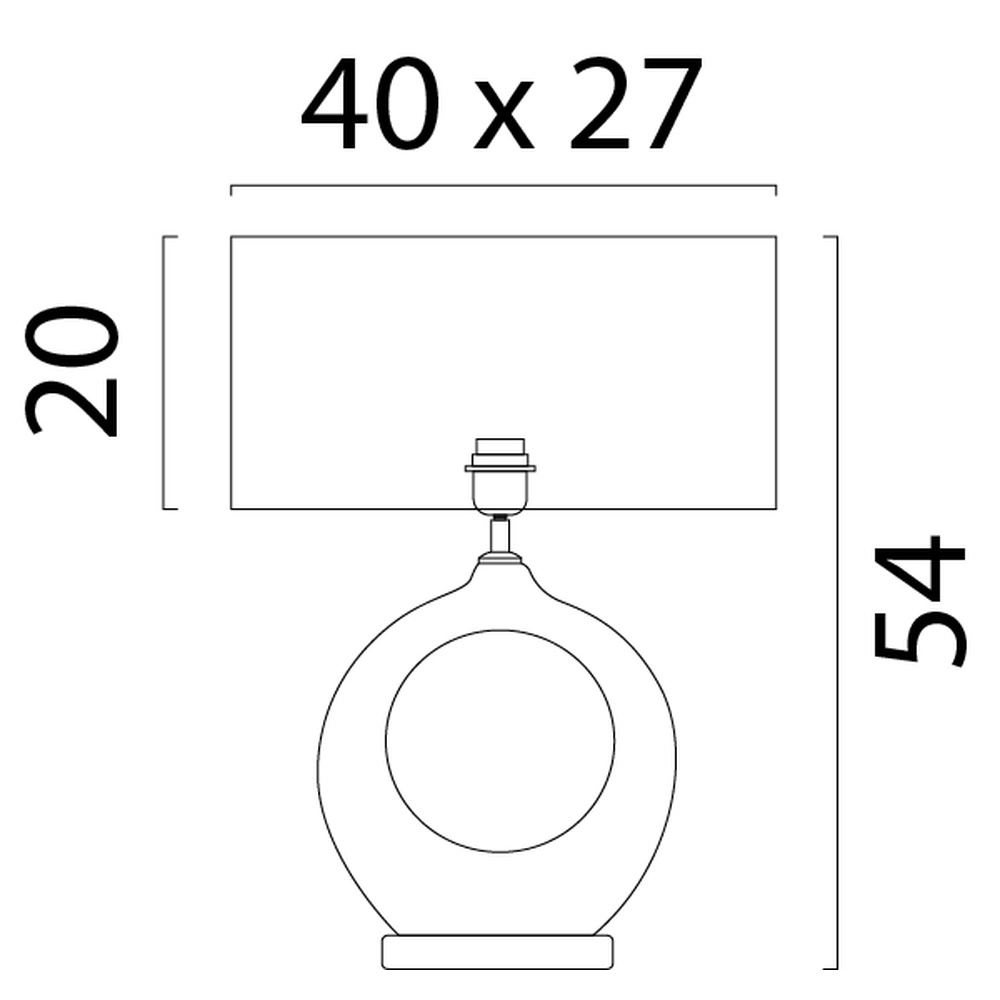 Lampe de table Japandi Woodie Round 40 cm - bois avec naturel Masterlight 8718121392752