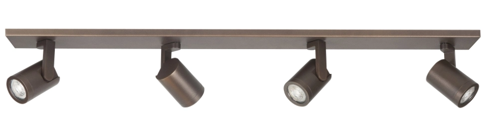 Spot de surface à 4 lumières Halo choco - GU10