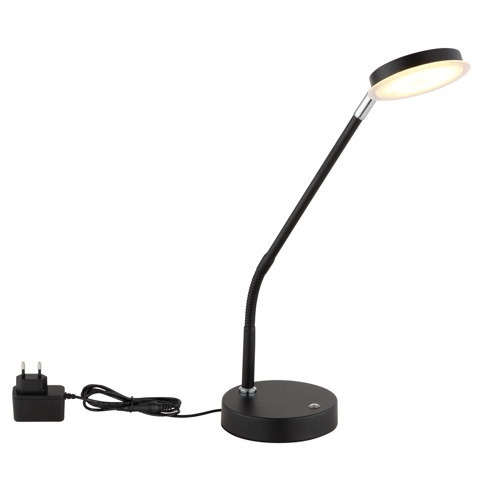 Lampe de bureau Silvio Noir Globo 9007371583164