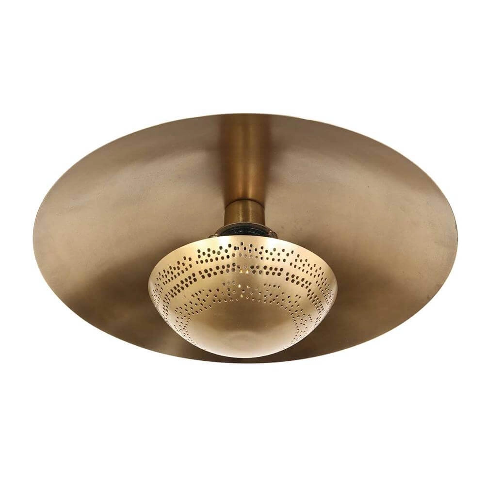 Plafonnier rond Brass bronze