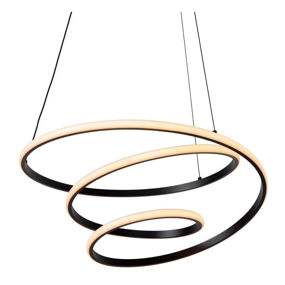 Lampe pendante moderne Espiral 40W noir Lucide 5411212782984