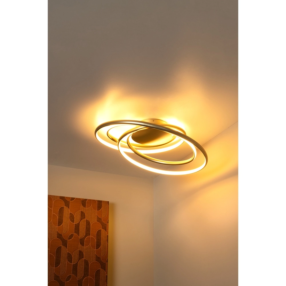 Lampe de plafond à design Sardana Curl Gold Premium by Lucide 5411212520906