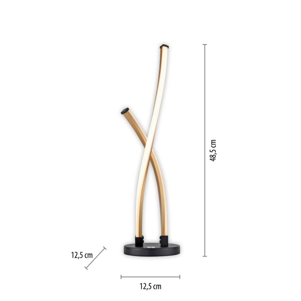 Lampe de table design Polina 48,5 cm Paul Neuhaus 4012248371701