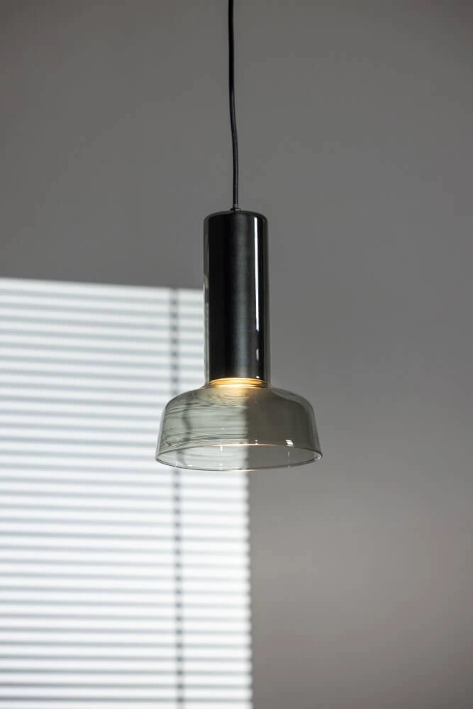 Lampe suspendue Beal verre fumé Ø 18cm ETH 8720195308256