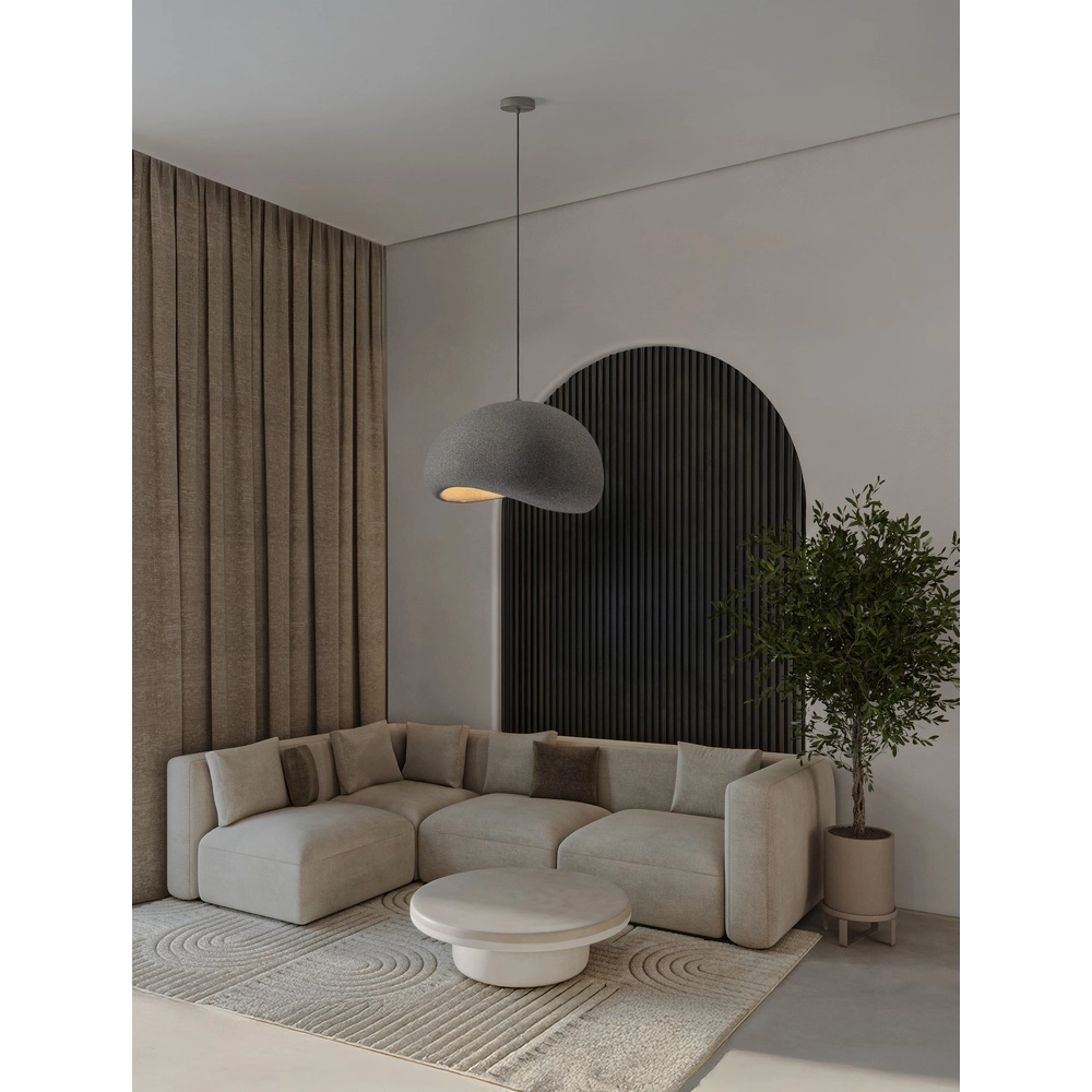 Suspension naturelle Aere gris 60cm Lyora 5212017476739