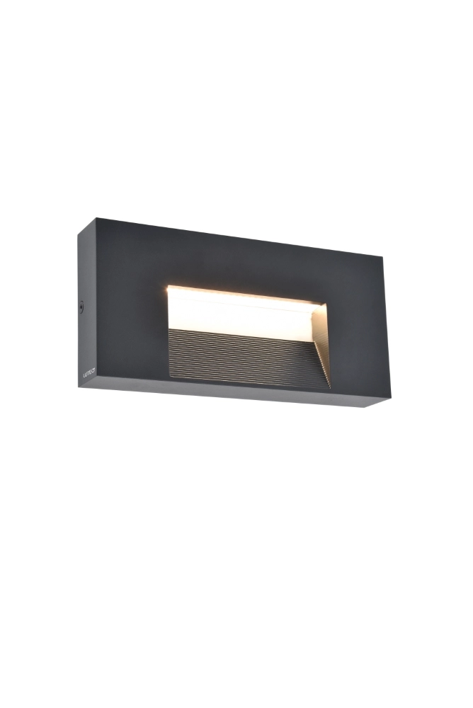 Lampe murale de conception Arteo gris Lutec 6939412018232