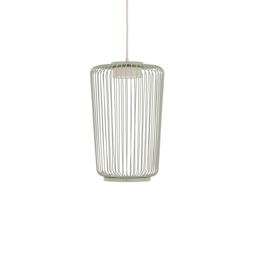 Lampe cage Kenai vert sauge Ø 20cm Lyora 5903139122252