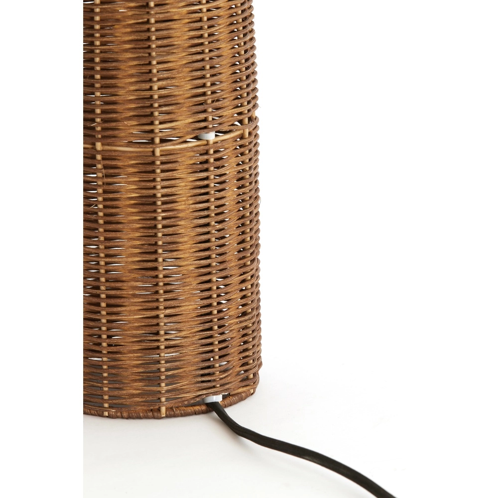 Lampe de table en rotin Mandor Ø 28,5cm - rotin naturel Light & Living 8717807820619