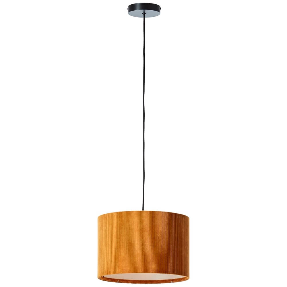 Lampe suspendue design Tony gris Ø 35cm Brilliant 4004353446283