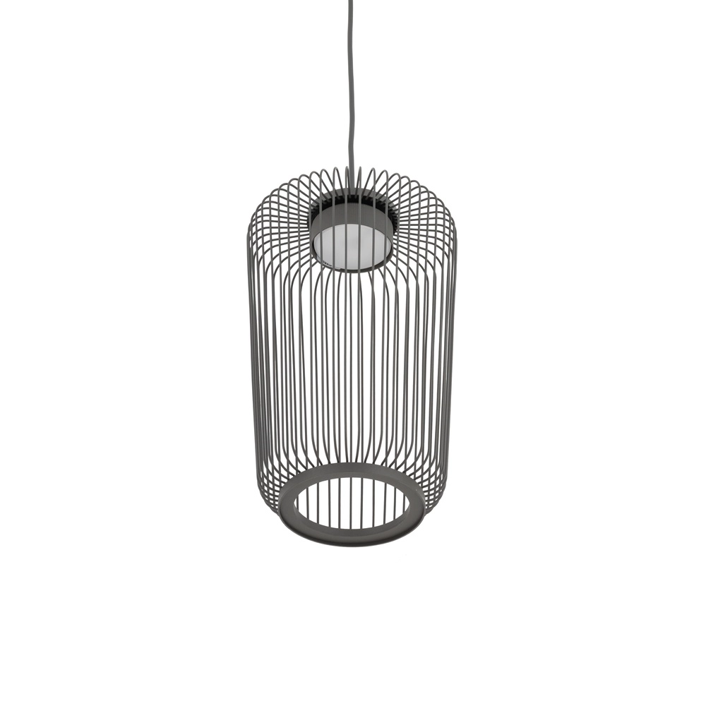 Lampe cage Kenai Gris ombre Ø 20cm Lyora 5903139122245