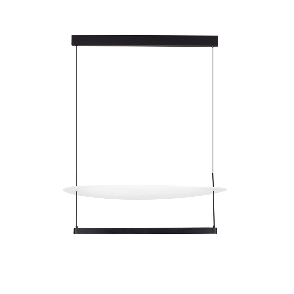 Suspension design Diona Ø 80cm noir avec blanc Lyora 5212017451446