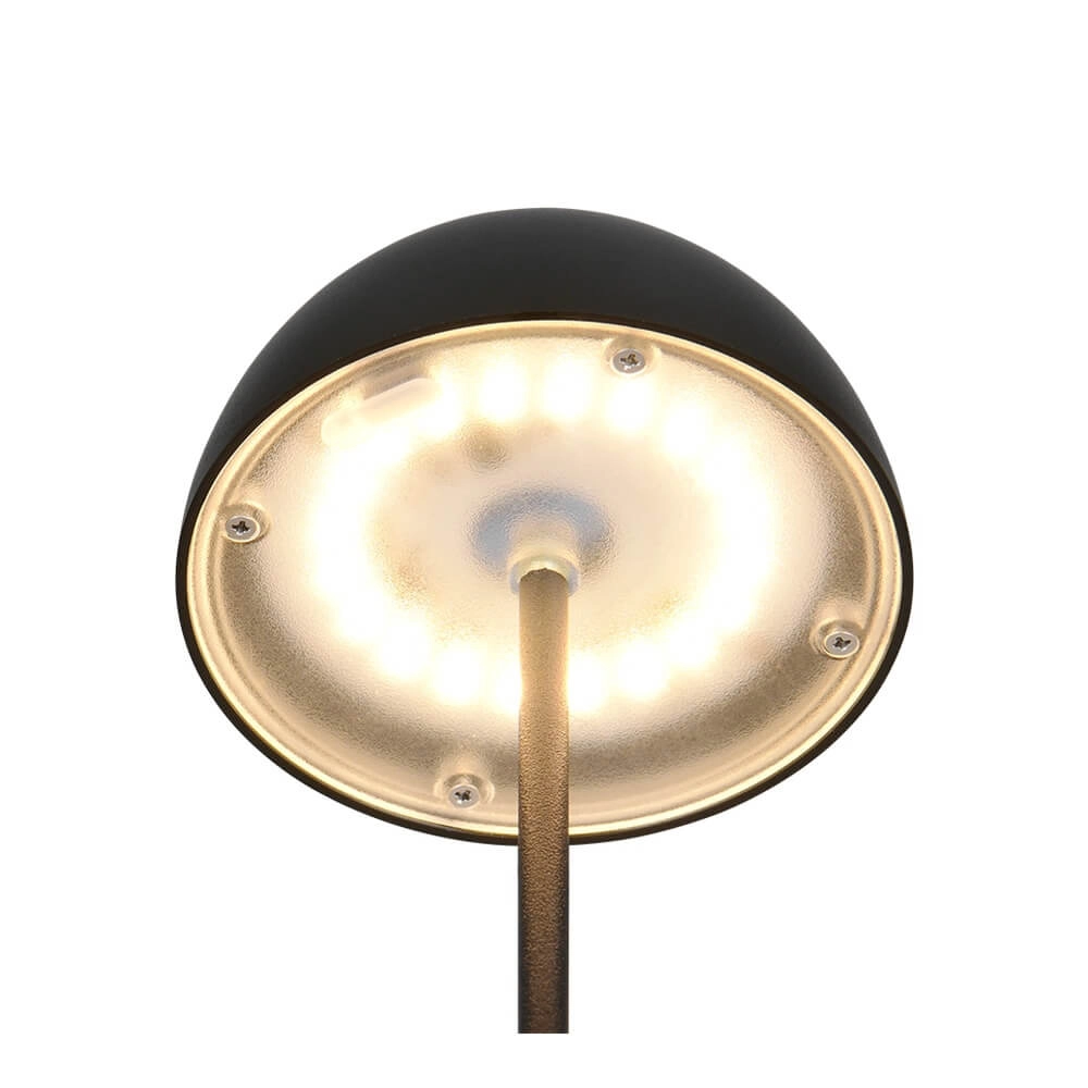 Lampe de table rechargeable Ortiz noir Trio 4017807643312