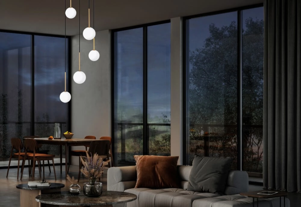 Plafonnier en verre Karo 5x verre blanc Lyora 5903139103039