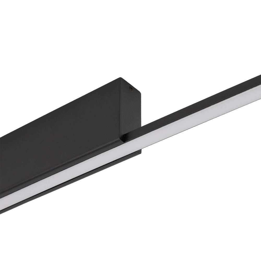 Lampe de plafond élégante Giavellotto Led noir 110,5 cm Lyora 5903139118873