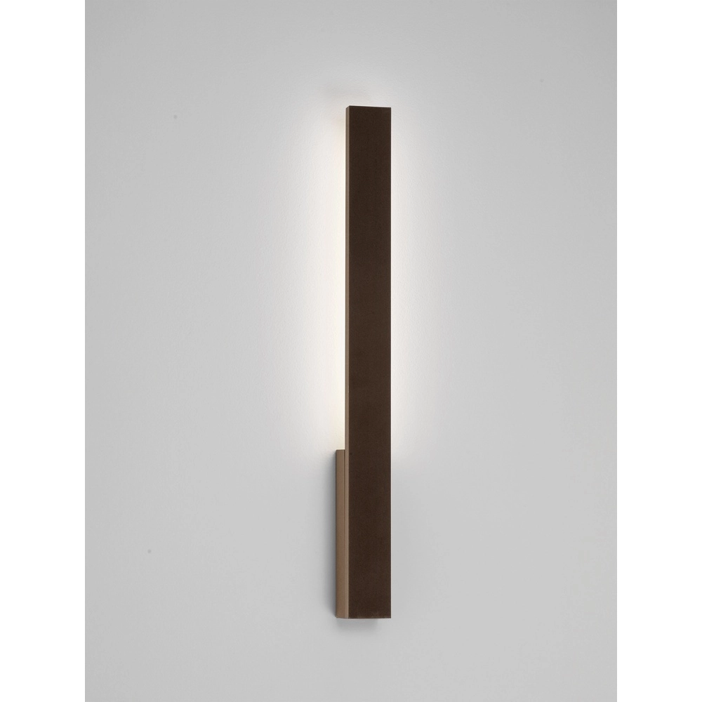 Applique murale élégante Isos Brun rouille 61cm