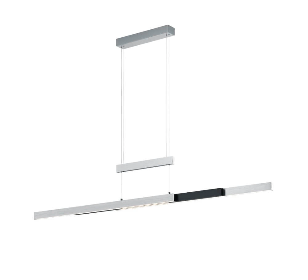 Lampe suspendue Trajan métal brossé Trio 4017807504439