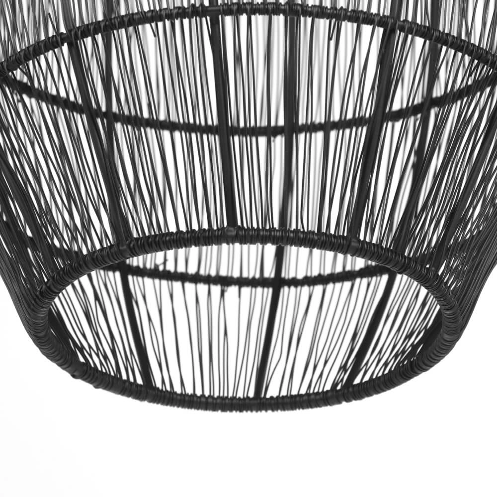 Lampe à suspension ovale Soraya Ø 26 cm - noir Trio 4017807617436