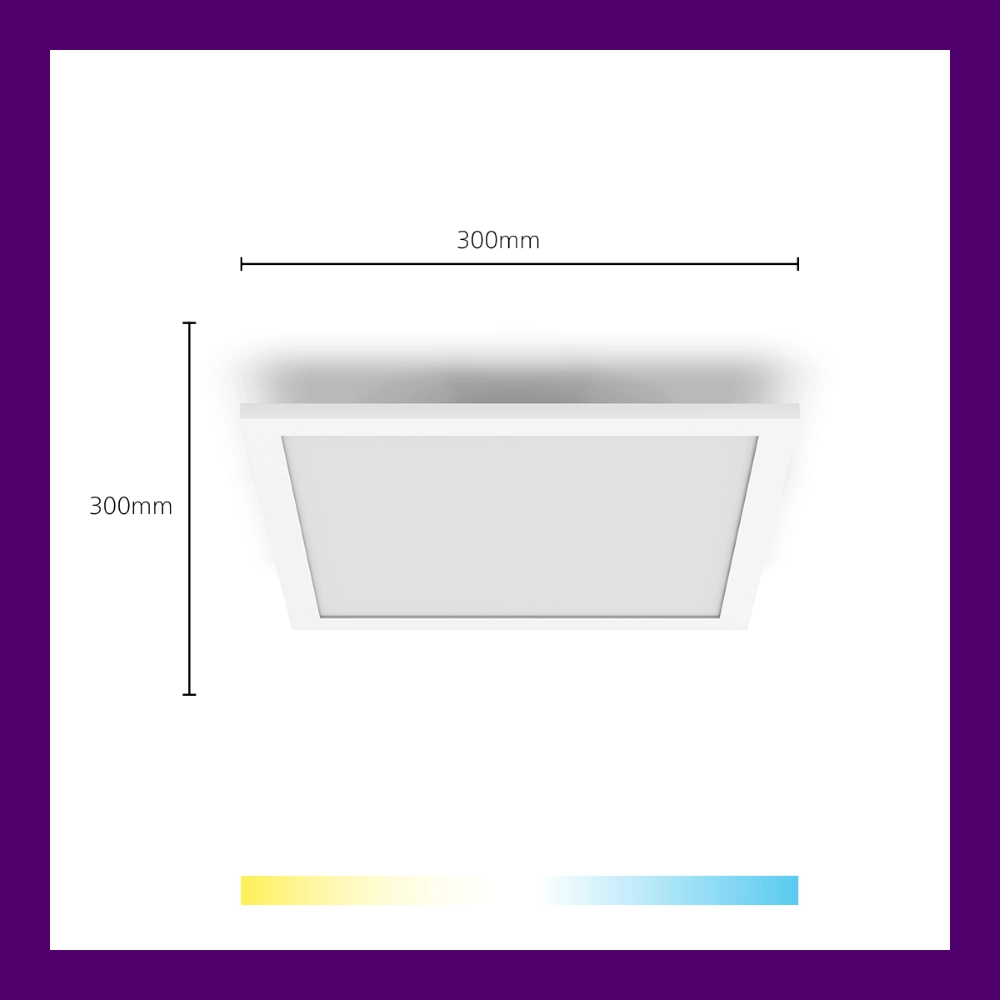 Plafonnier Panel blanc - 12W WiZ 8719514554894