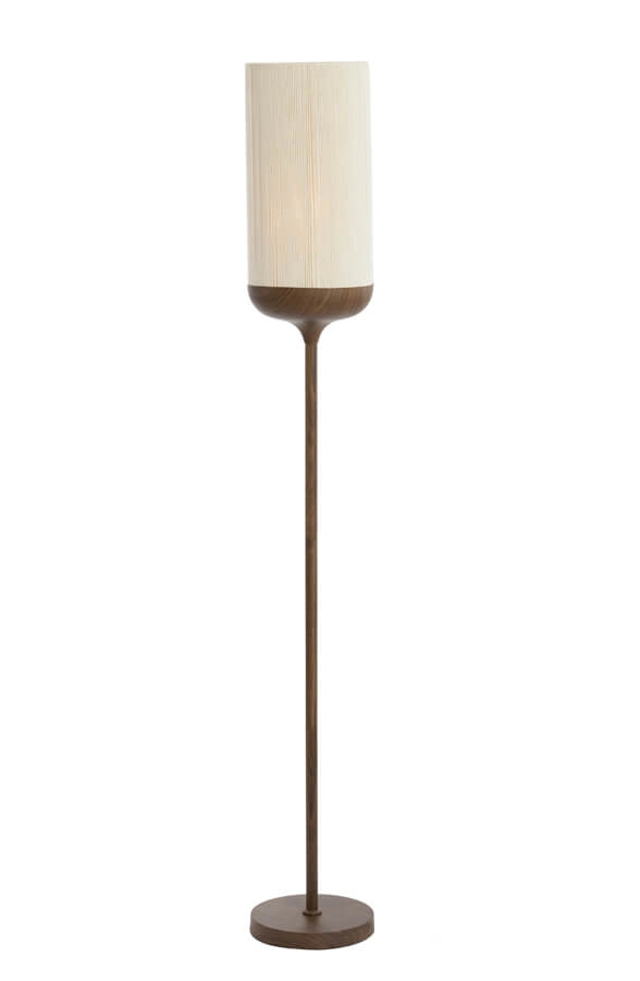 Lampadaire Dania Imprimé bois foncé Light & Living 8717807759551