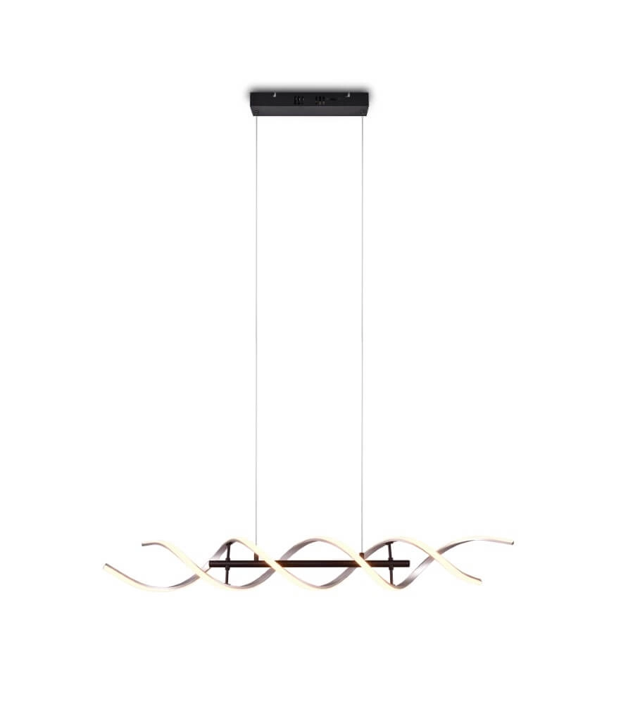 Lampe à suspension LED design Sequence métal brossé Trio 4017807540710