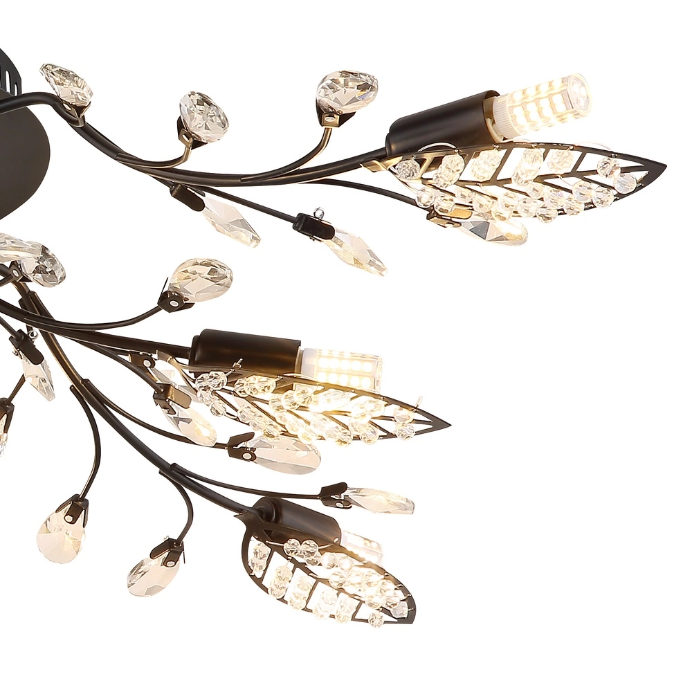 Lampe de plafond classique Janis Noir Globo 9007371572151
