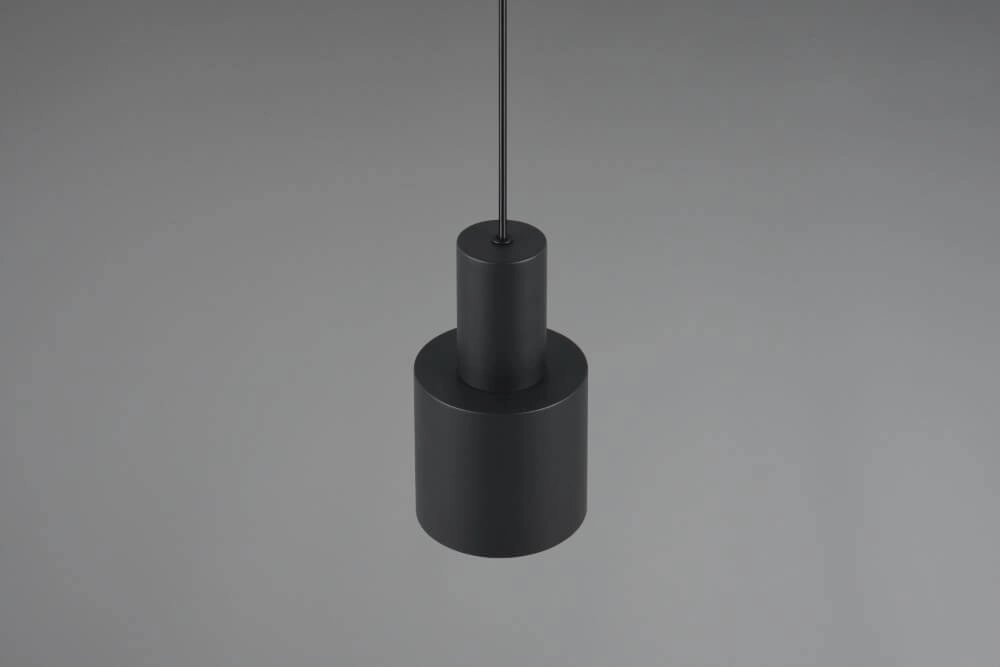 Pendule noire Agudo Ø12cm Trio 4017807613773