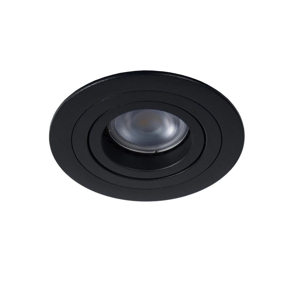 Projecteur encastré Tube noir Ø 9,2cm