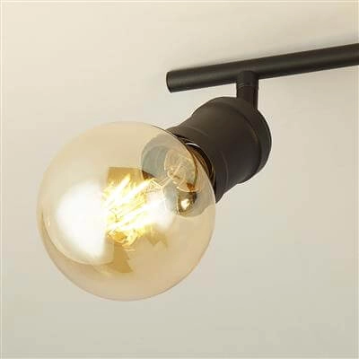 Plafonnier Dance 4 lumières noir Searchlight 5053423188720