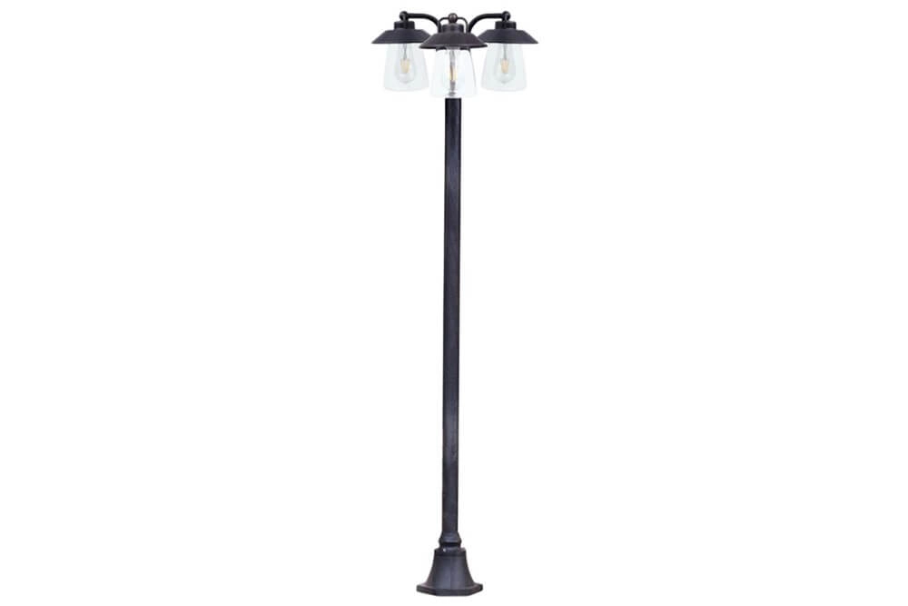 Lampe de jardin Cate classique à 3 lumières Lampe de jardin Cate classique à 3 lumières