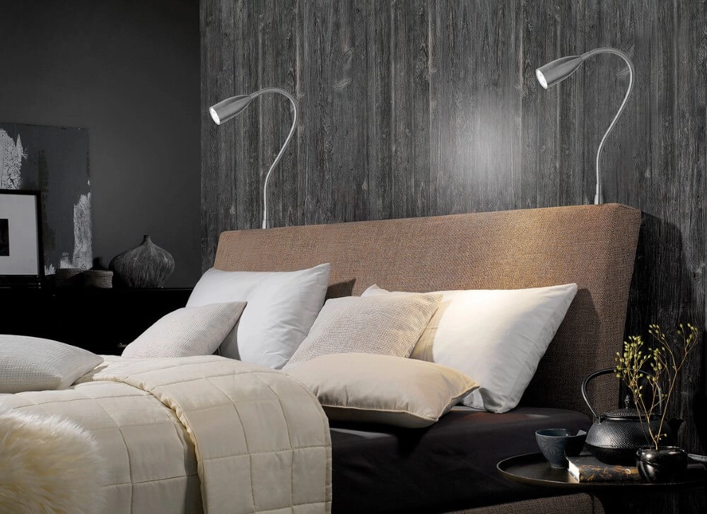 Lampe de lecture de chevet Sten avec montage mural Fischer & Honsel 4001133307031