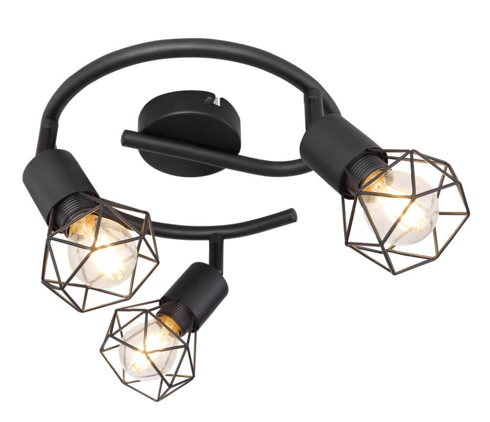 Plafonnier design Xara I noir