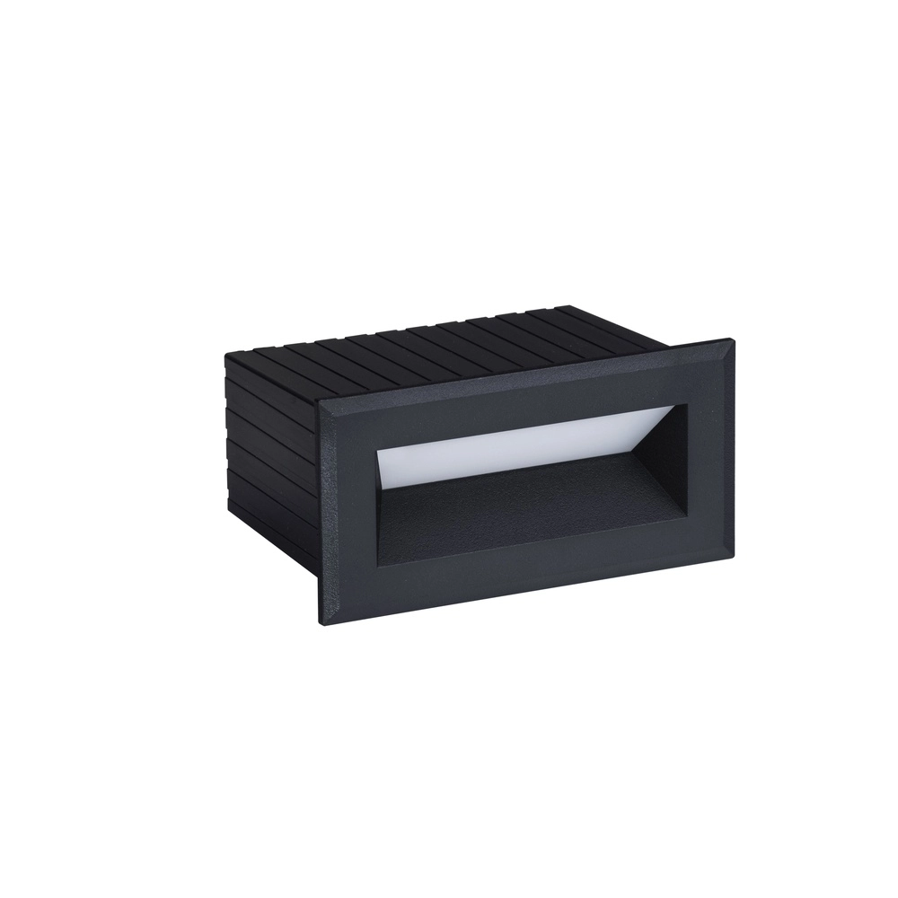 Luminaire encastré design Vivion noir Lyora 5212017453655