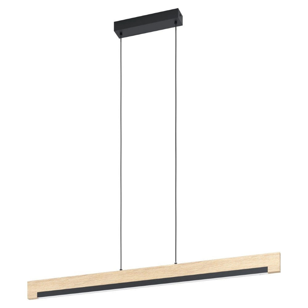 Lampe à suspension LED Camacho Bois
