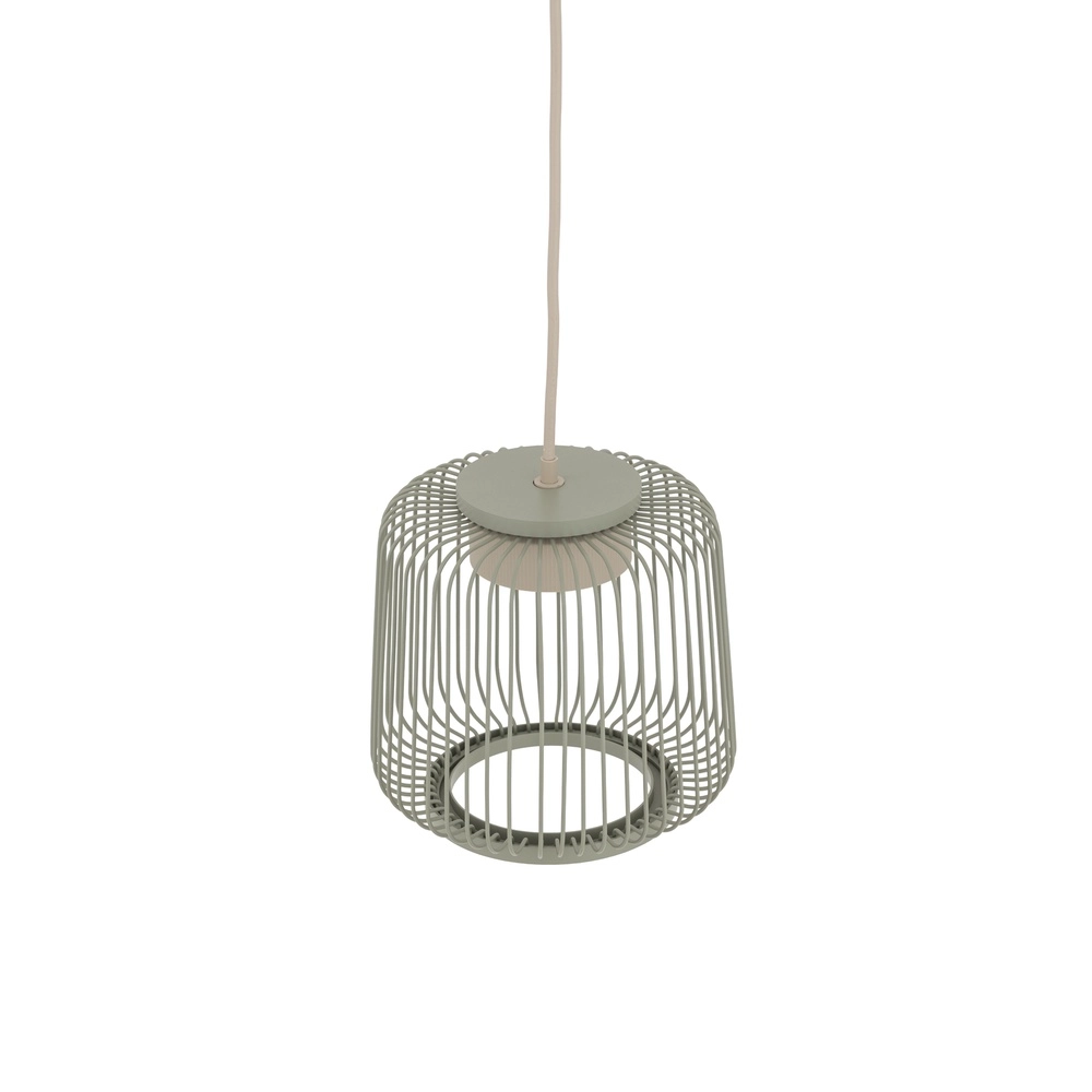 Lampe cage Kenai vert sauge Ø 18cm Lyora 5903139122214