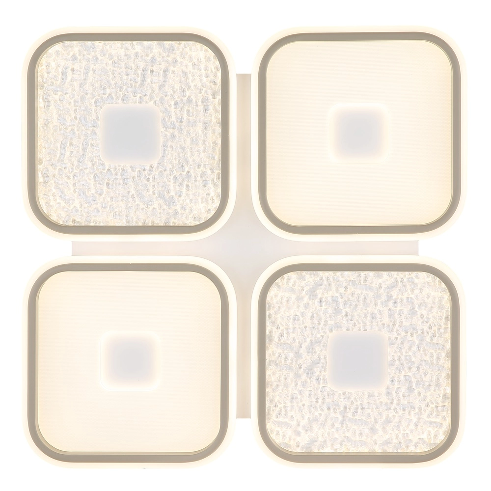 Plafonnier moderne Mosaiko 54 x 54cm brun sable Globo 9007371572762