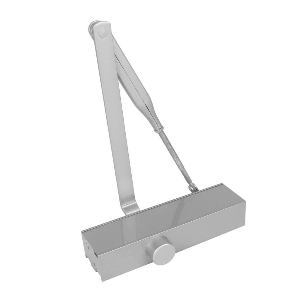 Ferme-porte Closura avec bras ciseaux DR 120 acier inoxydable