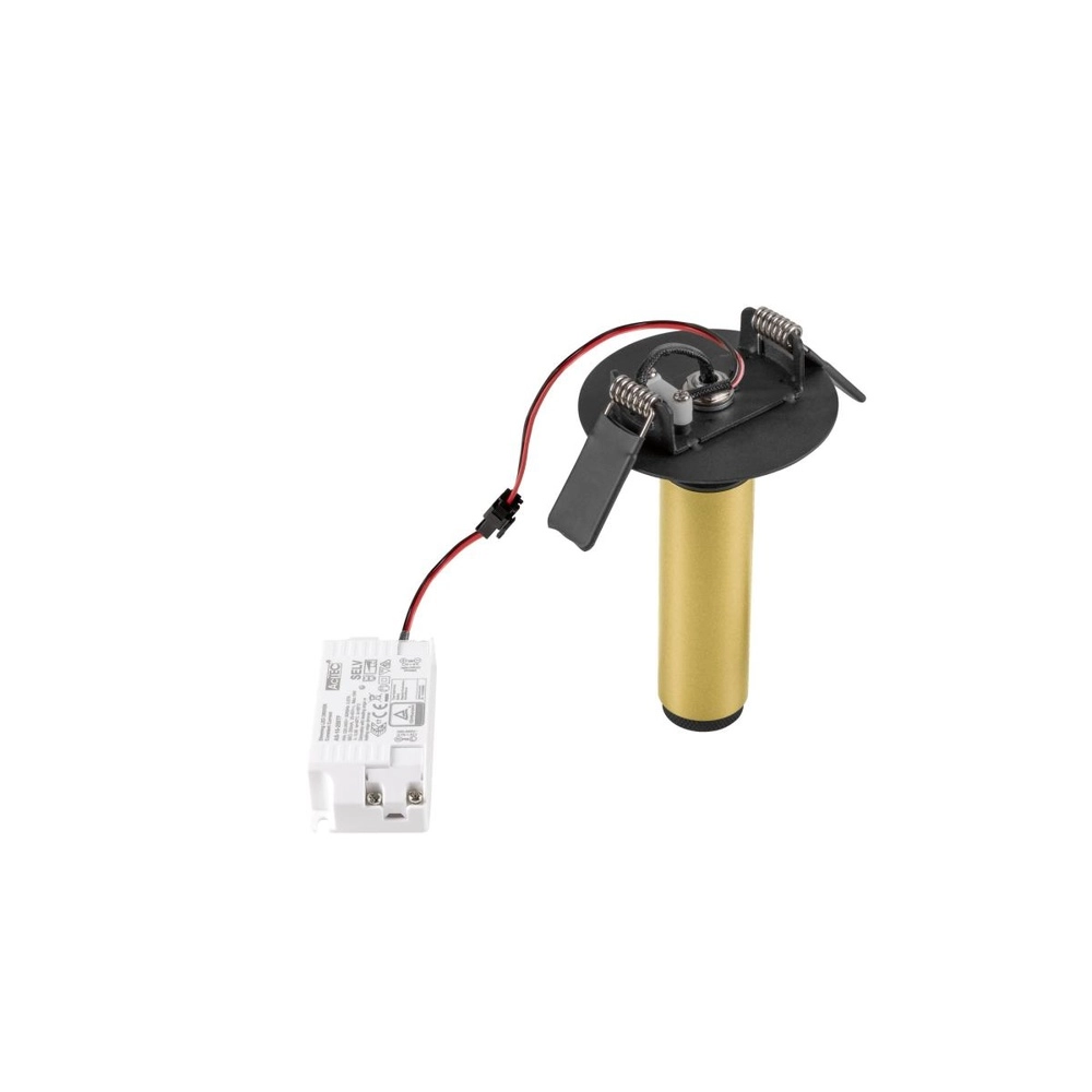 Spot encastré Grip! S or avec noir 2700K SLV 4024163304788