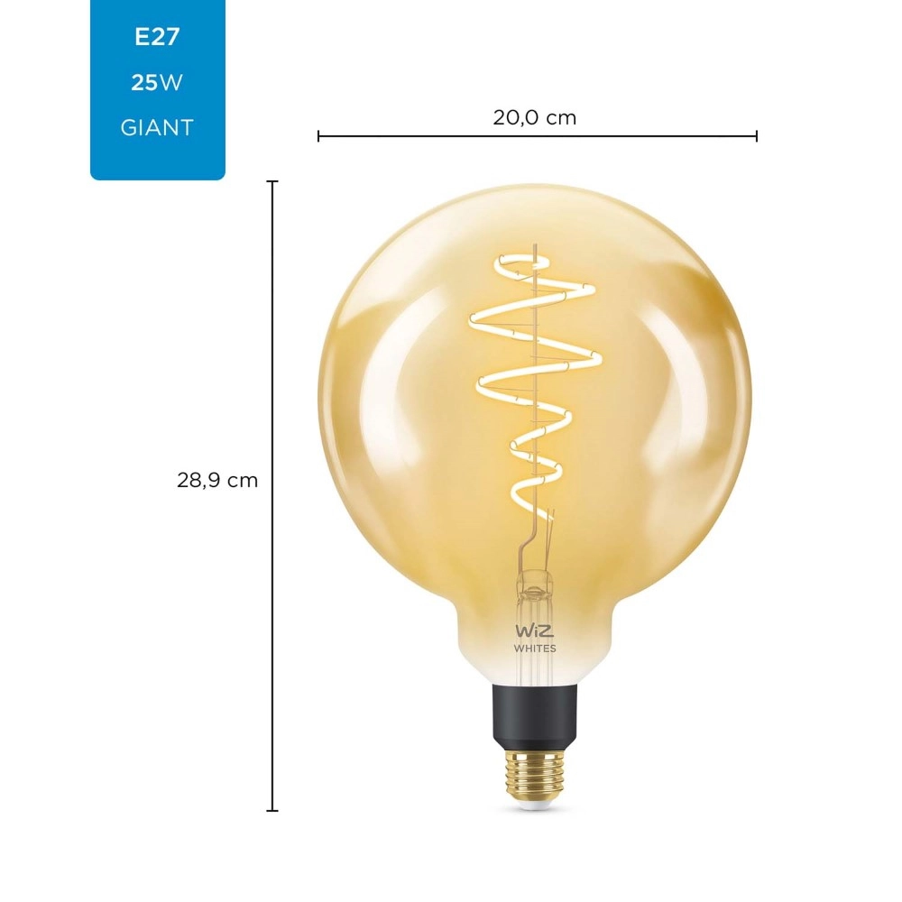 Source de lumière 6,5W - E27 - Led Or 2000-5000K WiZ 8718699786830