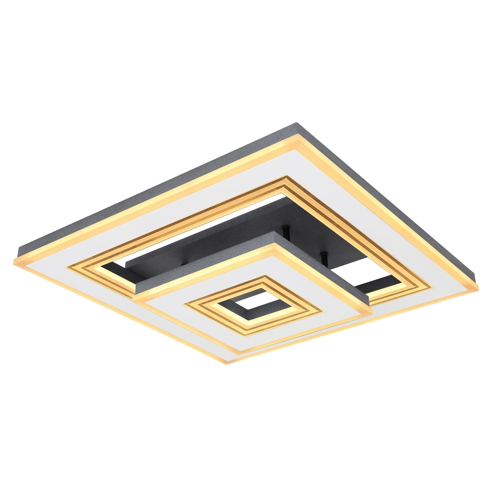 Lampe de plafond à design Jack blanc avec noir Globo 9007371419630