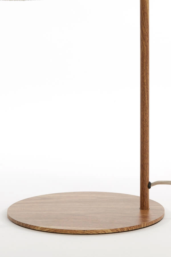 Lampe de table Japandi Donio Impression bois clair Light & Living 8717807710088