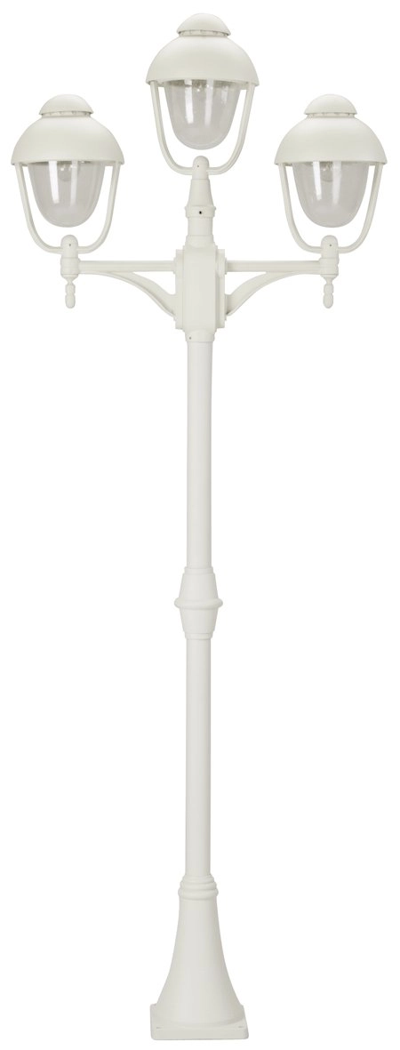Lampe d'extérieur 3 lumières Jardi 228 cm - blanc Albert 4007235820416